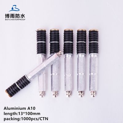 Wasserdichte Wasserstop-Injektionsverpackung 13*80mm A8 für Betongummi Aluminium