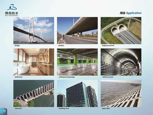 PVC-Polyvintl-Asphalt-Bituminöse Bodendachmembran zur Wasserdichtung