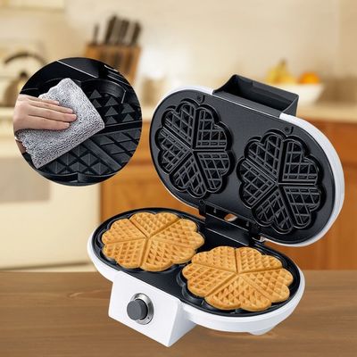 App-gesteuertes Waffeleisen für perfekte Frühstücke Elektro-Doppelwaffelmacher