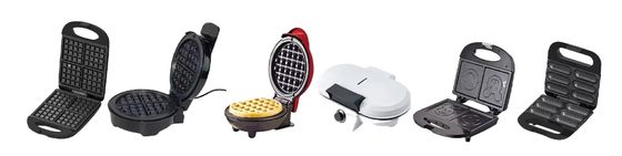 App-gesteuertes Waffeleisen für perfekte Frühstücke Elektro-Doppelwaffelmacher