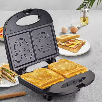 Customized Logo Akzeptable Dual Waffle Maker für schnelle Reinigung und nicht klebende Kochen