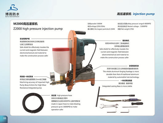 220V Hochdruck-Sprit-Injektionspumpe für automatische Wasserdichtung