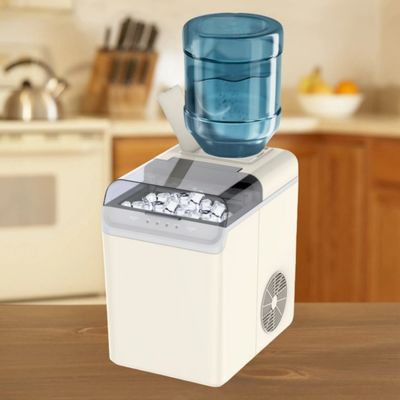 Eismaschine aus Edelstahl für die Küche mit 4,0 L Wasserkapazität und leisen Betrieb