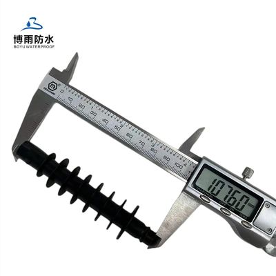 PU-Injektionsverpackungen 14*110mm Schwarze Nylon-Konnenverpackungen mit modernem Design