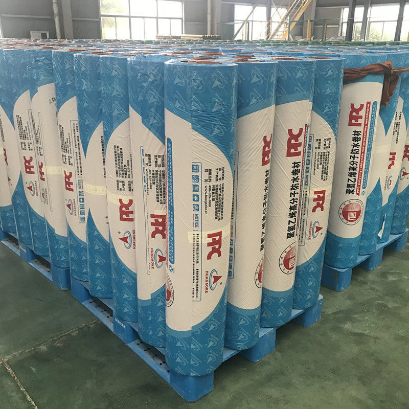 PVC-Wasserdichtes Gewickeltes Material Membran für Gebäudehaus innerhalb von 1,2-2,0 Meter Breite